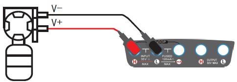 過程校驗儀與二線制變送器接線 過程校驗儀與二線制變送器接線