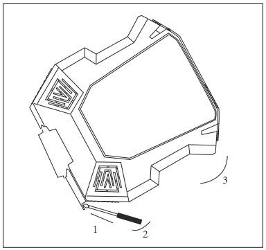 信號(hào)隔離器拆卸圖 信號(hào)隔離器拆卸圖