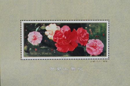 郵票中的云南山茶花 郵票中的云南山茶花