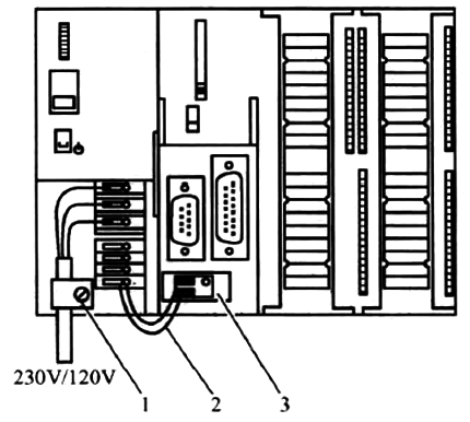 西門子PS電源和CPU連接示意圖 西門子PS電源和CPU連接示意圖