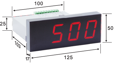 馬賽克模擬顯示器SWP-B1201外形尺寸 馬賽克模擬顯示器SWP-B1201外形尺寸