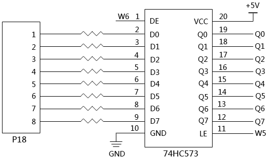 75HC573驅動數碼管 75HC573驅動數碼管