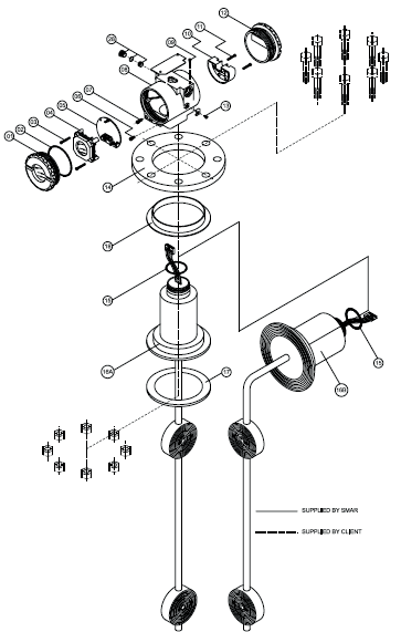 smar公司工業型密度計/濃度計DT301I分解圖 smar公司工業型密度計/濃度計DT301I分解圖