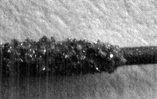 失效后的鎢錸合金絲 失效后的鎢錸合金絲