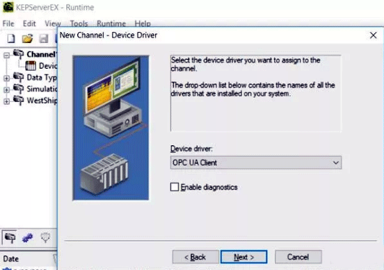 Kepware Device Select Kepware Device Select