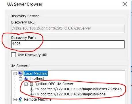Discovery Port Set Discovery Port Set