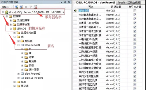 在SQL數據庫建立一張表 在SQL數據庫建立一張表