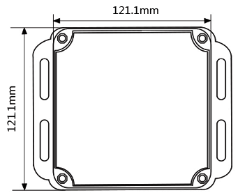 壁掛式溫濕度控制器外形尺寸 壁掛式溫濕度控制器外形尺寸