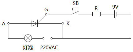大功率晶閘管測試電路 大功率晶閘管測試電路