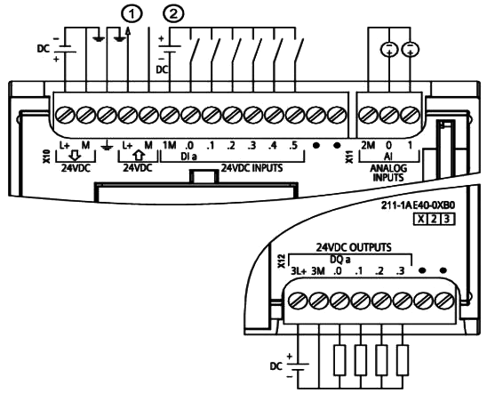 6ES7 211-1AE40-0XB0接線圖 6ES7 211-1AE40-0XB0接線圖