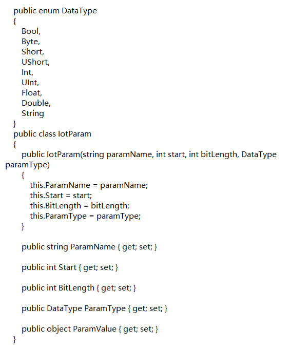 針對參數創建了一個參數實體類 針對參數創建了一個參數實體類