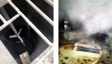 帶攪拌器及加熱裝置且蒸汽較大工況 帶攪拌器及加熱裝置且蒸汽較大工況