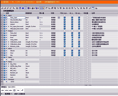 博途V15程序塊數據結構 博途V15程序塊數據結構