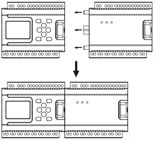 可編程繼電器主機與副機連接 可編程繼電器主機與副機連接