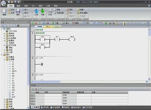 拖放觸點和線圈 拖放觸點和線圈