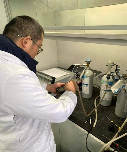 檢定人員實驗室檢定氣體報警器 檢定人員實驗室檢定氣體報警器