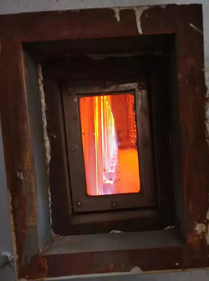 燃燒爐現場火焰情況 燃燒爐現場火焰情況