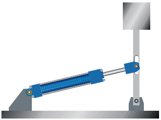 油缸位置與模板位置并非完全線性對應導致壓力瞬變 油缸位置與模板位置并非完全線性對應導致壓力瞬變