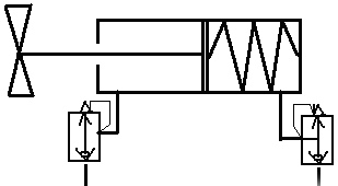 雙杠單作用形式閥門設計 雙杠單作用形式閥門設計