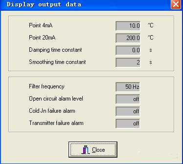 MTL安全柵組態參數顯示 MTL安全柵組態參數顯示