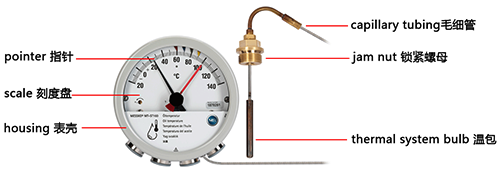 壓力式溫度計 壓力式溫度計
