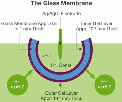 玻璃膜pH電極工作原理 玻璃膜pH電極工作原理